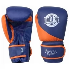 Перчатки боксерские детские Excalibur 8029/5 Blue/Orange PU 6 унций