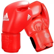 Перчатки боксерские Muay Thai Gloves 300 красно-белые (вес 14 унций)